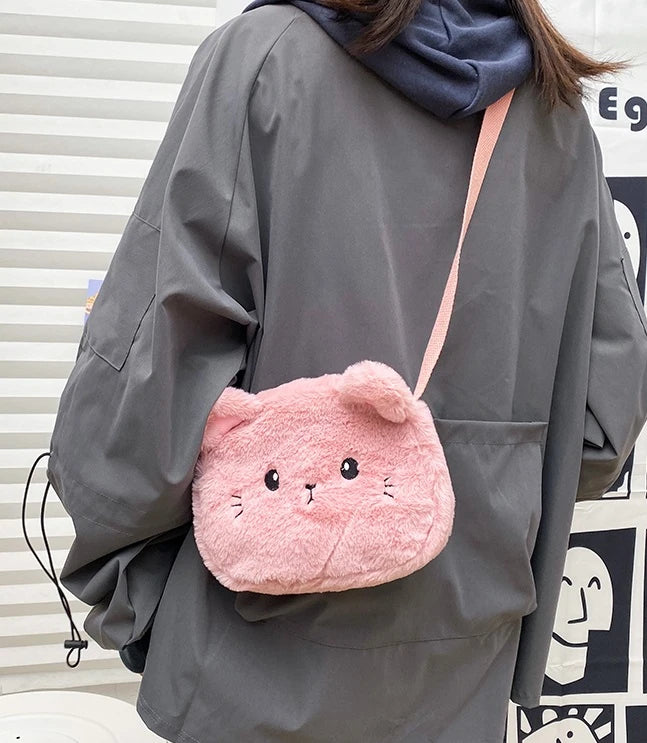 Felix-Inspired Pink Cat Crossbody Bag – Stray Kids Edition