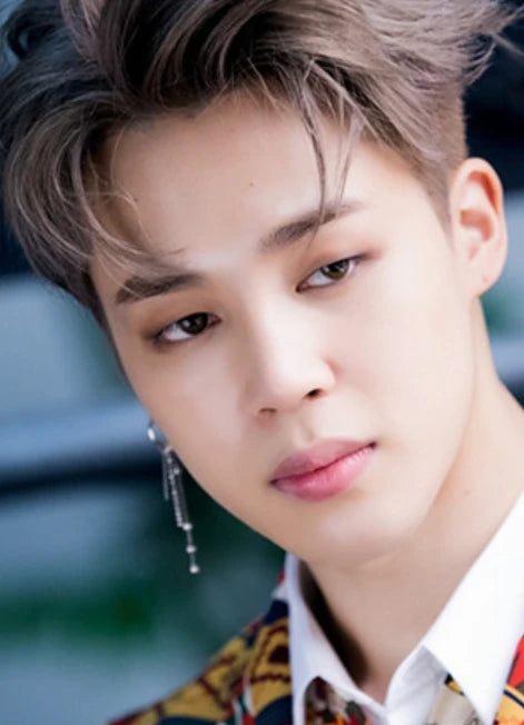 Jimin-Inspired “IDOL” Silver ChimChim Earrings – BTS Edition