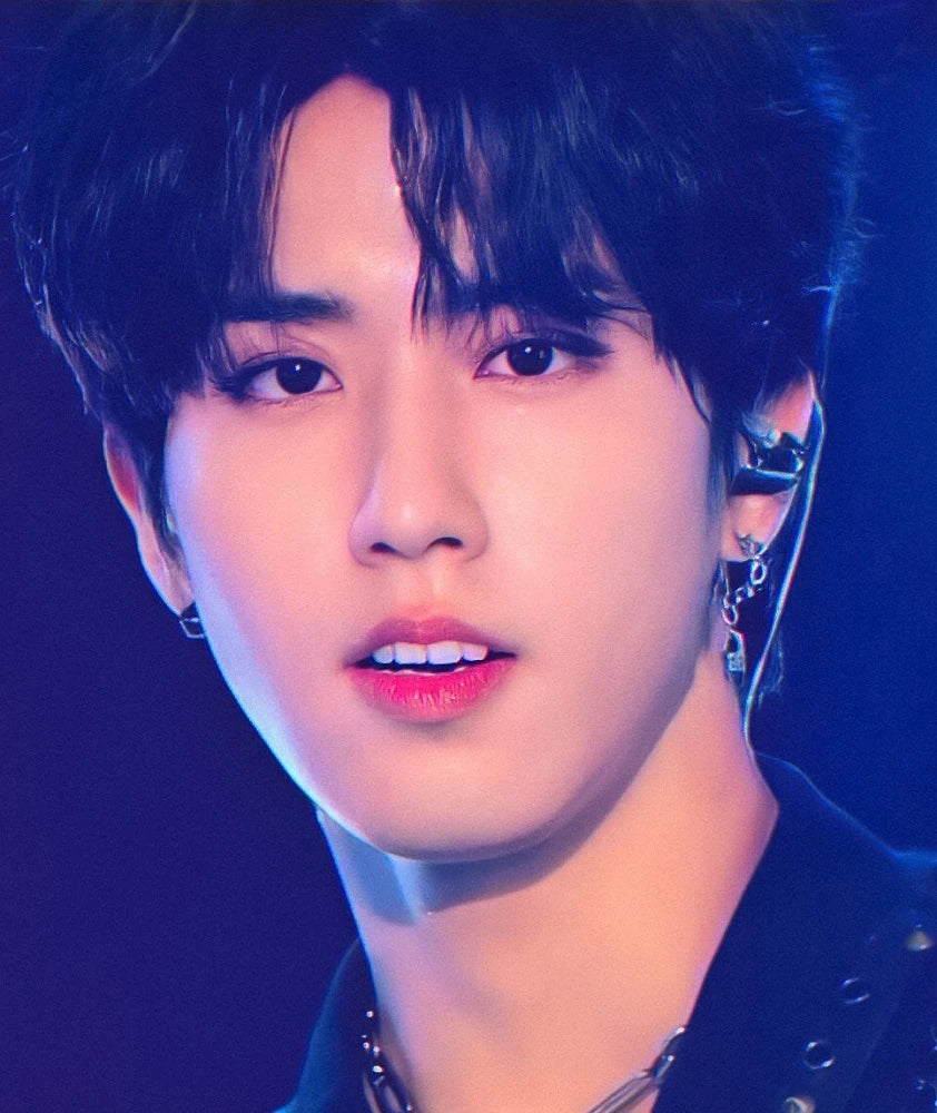 Silver lock Chain Earrings | Jisung – Stray Kids