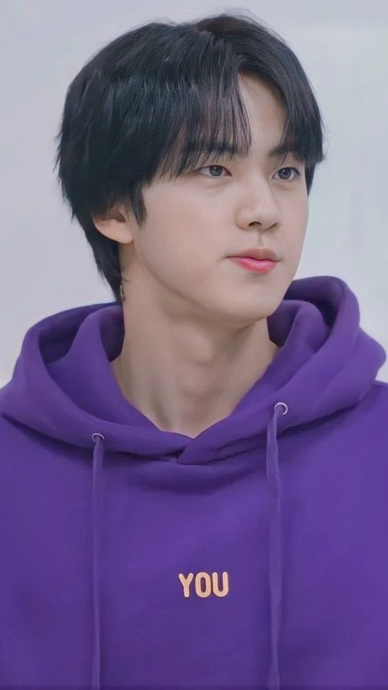 Jimin-Inspired Purple “You Never Walk Alone” Hoodie – BTS Edition