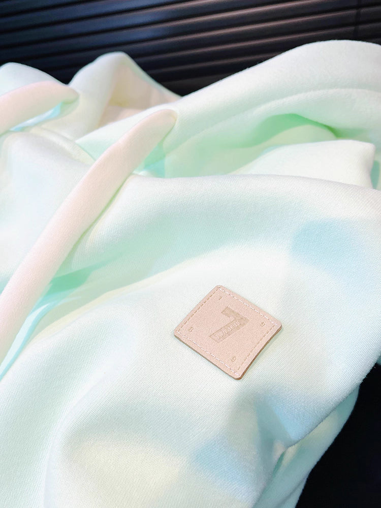 Jungkook-Inspired Mint Green Drawstring Hoodie – BTS Edition