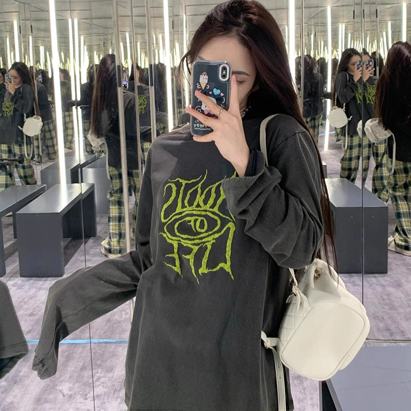 Jimin-Inspired Grey ‘Roots Of Life’ Long Sleeve T-Shirt – BTS Edition