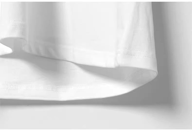 J-Hope-Inspired White Loose Inverted "Thank You" T-Shirt – BTS Edition