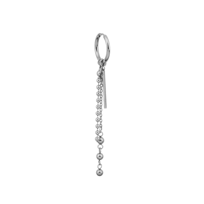 Jimin-Inspired “IDOL” Silver ChimChim Earrings – BTS Edition