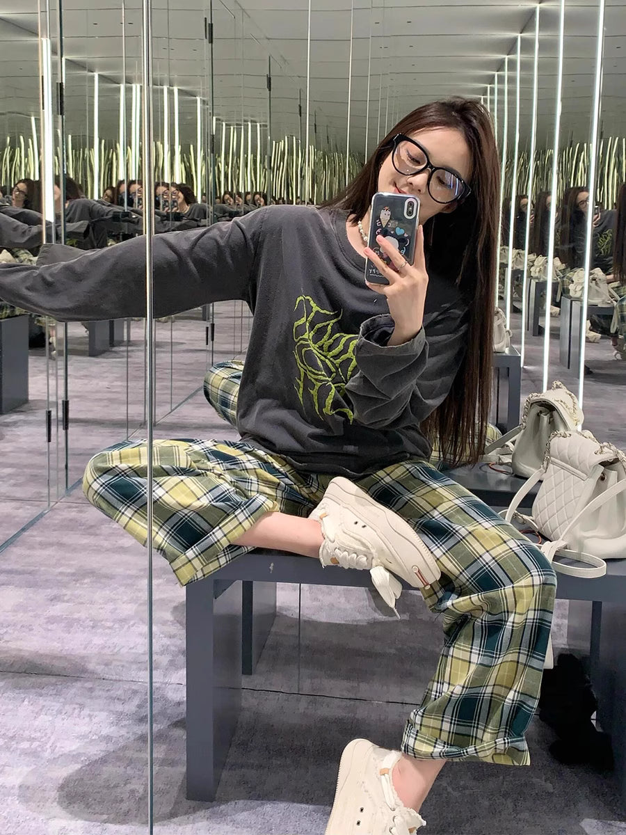 Jimin-Inspired Grey ‘Roots Of Life’ Long Sleeve T-Shirt – BTS Edition
