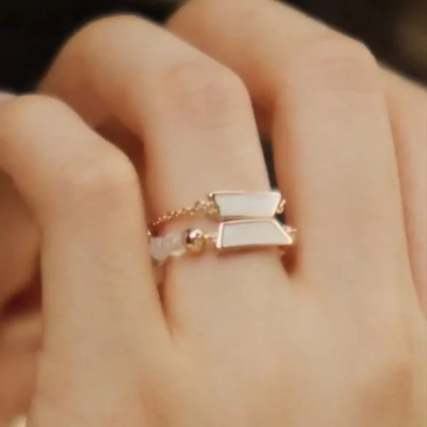BTS Metal Chain Ring
