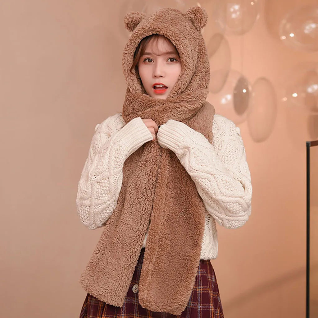 Jennie-Inspired Winter Scarf Hat – BlackPink Edition