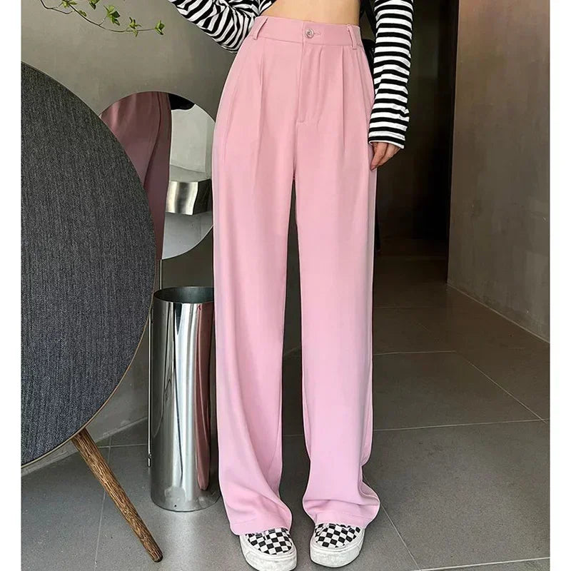 Taehyung-Inspired Beige Suit Pants – BTS Edition