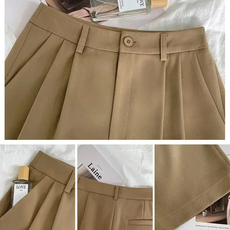 Taehyung-Inspired Beige Suit Pants – BTS Edition