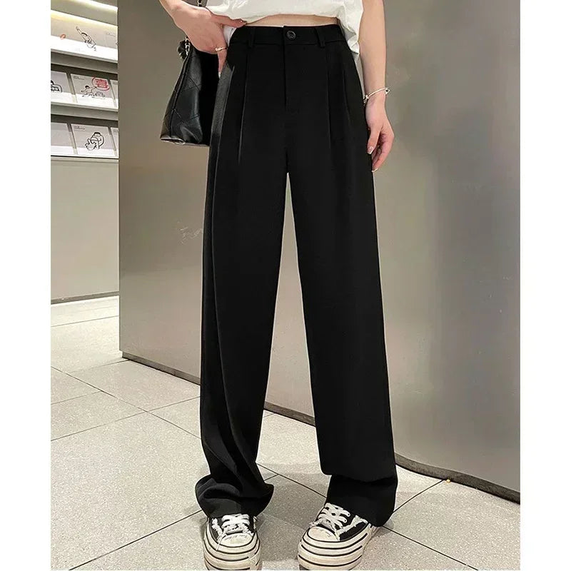 Taehyung-Inspired Beige Suit Pants – BTS Edition