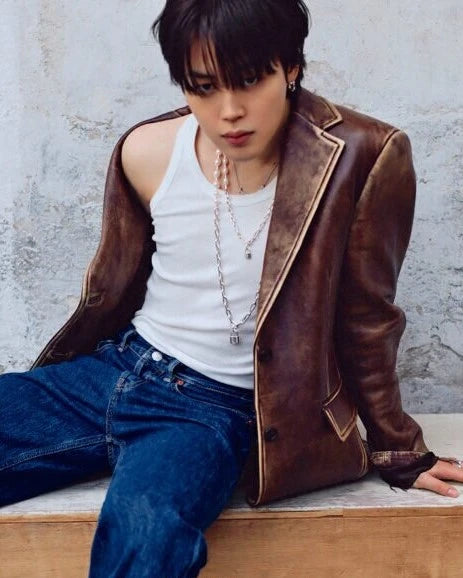 Jimin-Inspired Silver Chain and Pearl Padlock Necklace – BTS Edition