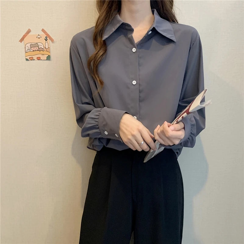 Taehyung-Inspired Beige Loose Shirt – BTS Edition