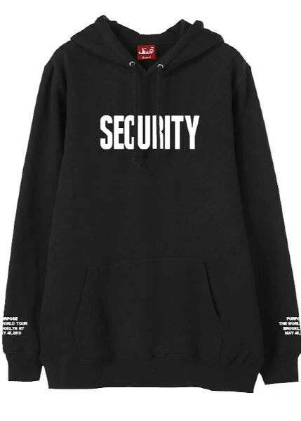 RM-Inspired Yellow Security Hoodie – BTS Edition