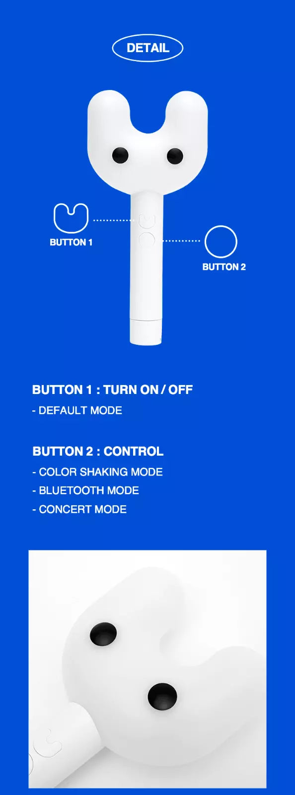 NEWJEANS - OFFICIAL LIGHT STICK BUNNIES FANLIGHT