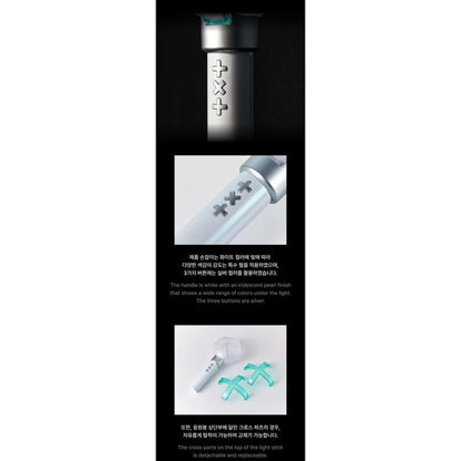 TXT TOMORROW X TOGETHER OFFICIAL LIGHT STICK Ver.2 w/ Strap, Bag, 5 Foto Karte