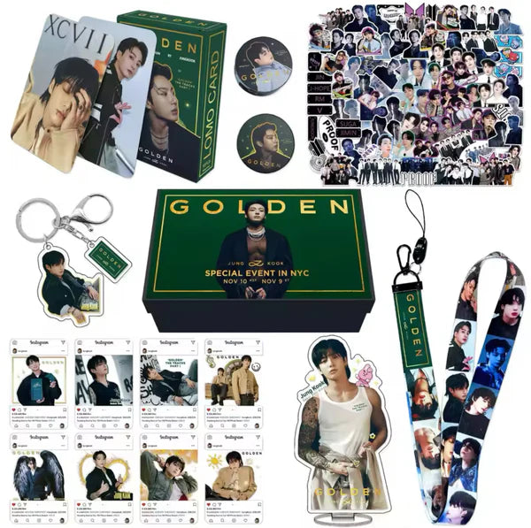 JUNGKOOK Exclusive Golden Fan Box