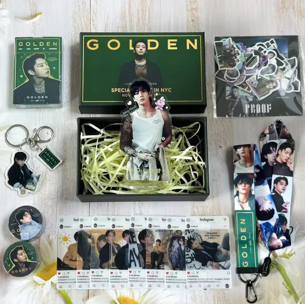 JUNGKOOK Exclusive Golden Fan Box