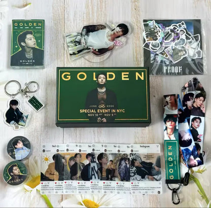 JUNGKOOK Exclusive Golden Fan Box