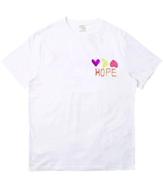 J-Hope-Inspired White Graffiti T-Shirt – BTS Edition