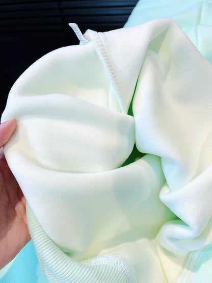 Jungkook-Inspired Mint Green Drawstring Hoodie – BTS Edition