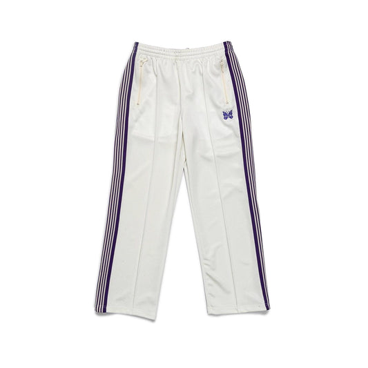 Jungkook-Inspired White Butterfly Striped Track Pants – BTS Edition