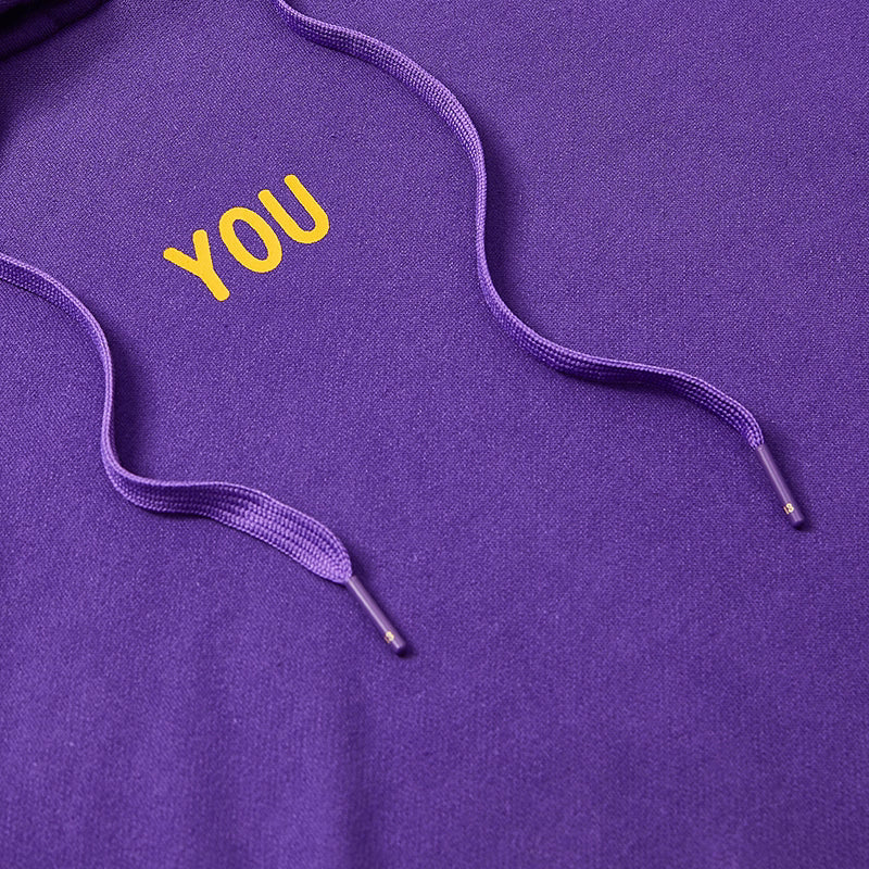 Jimin-Inspired Purple “You Never Walk Alone” Hoodie – BTS Edition