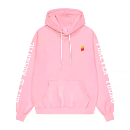 Jin-Inspired Pink Fries Hoodie – BTS Edition
