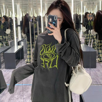Jimin-Inspired Grey ‘Roots Of Life’ Long Sleeve T-Shirt – BTS Edition