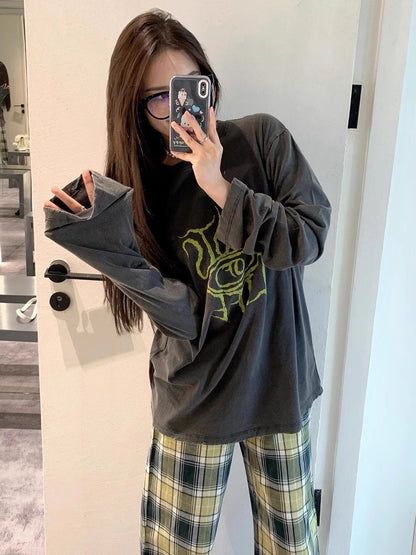 Jimin-Inspired Grey ‘Roots Of Life’ Long Sleeve T-Shirt – BTS Edition