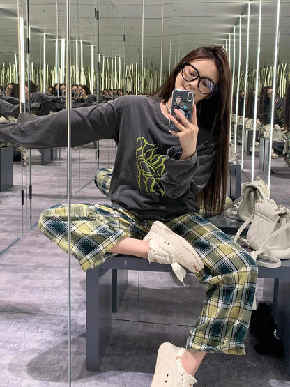 Jimin-Inspired Grey ‘Roots Of Life’ Long Sleeve T-Shirt – BTS Edition