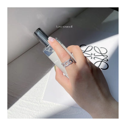 Jungkook-Inspired Silver Wired Ring – BTS Edition