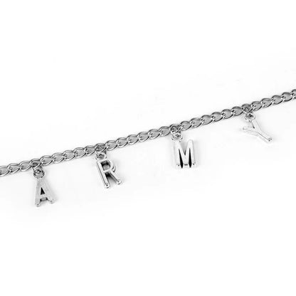 Jimin ARMY Letter Bracelet