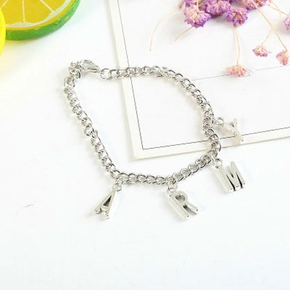 Jimin ARMY Letter Bracelet