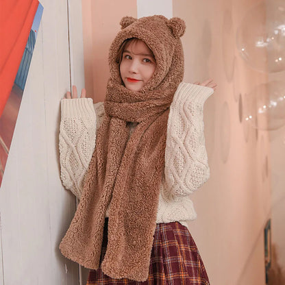 Jennie-Inspired Winter Scarf Hat – BlackPink Edition