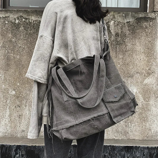 Grey Canvas Crossbody Bag | Jungkook – BTS