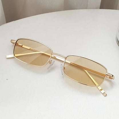 Hyunjin-Inspired Red Rectangle Frame Sunglasses – Stray Kids Edition