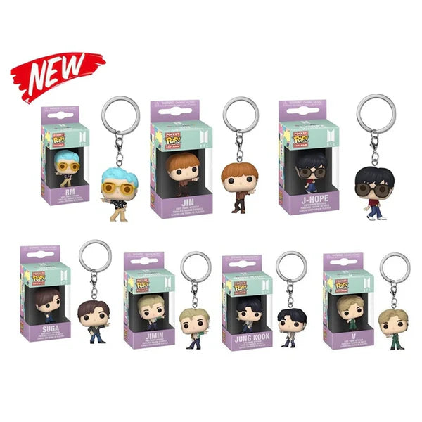 Funko POP BTS DYNAMITE Keychain