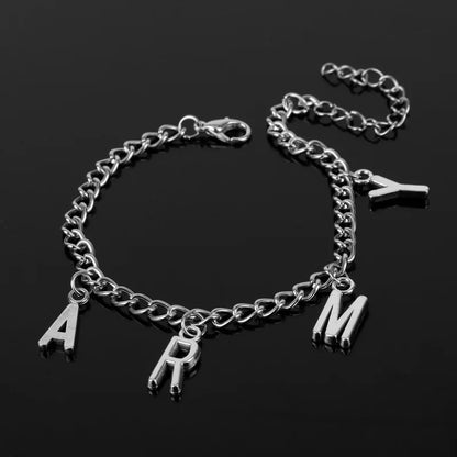 Jimin ARMY Letter Bracelet