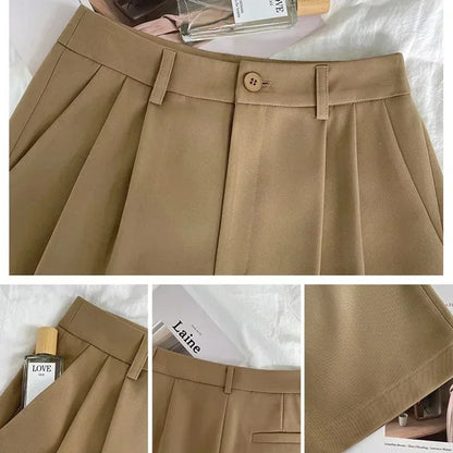 Taehyung-Inspired Beige Suit Pants – BTS Edition