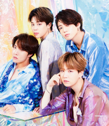 Suga-Inspired Purple Sparkling Shirt – BTS Edition