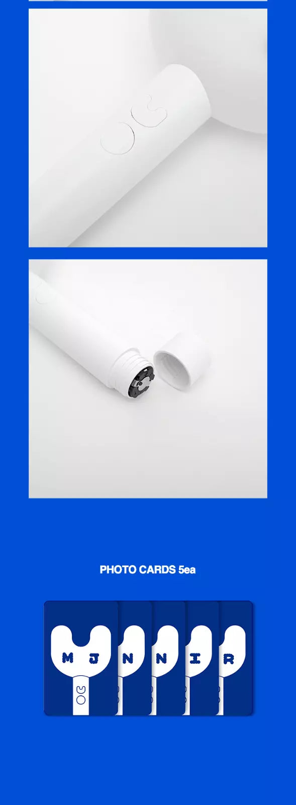 NEWJEANS - OFFICIAL LIGHT STICK BUNNIES FANLIGHT