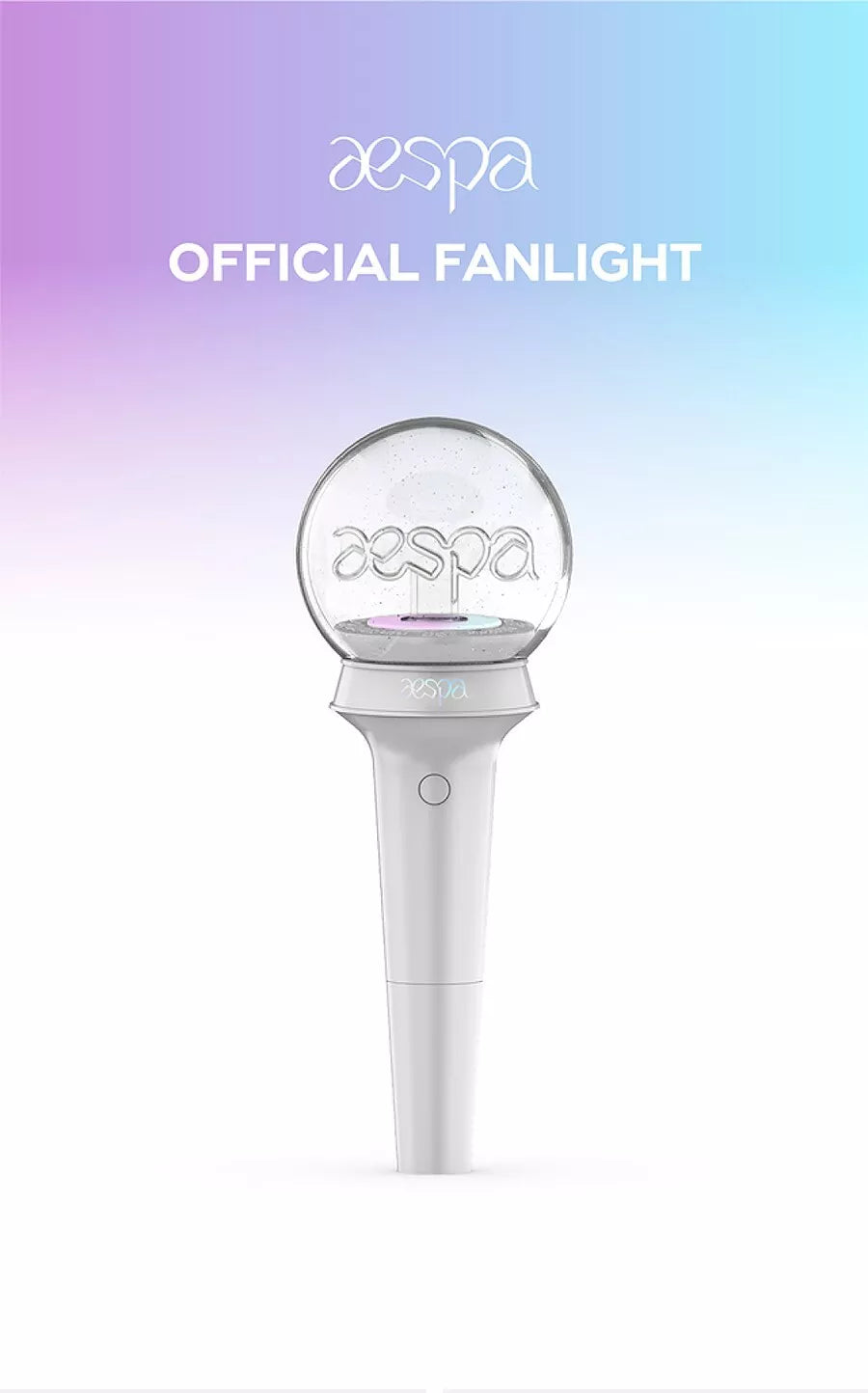 AESPA OFFICIAL LIGHT STICK with Strap+Foto Karte Tracking Code FANLIGHT MD GOODS